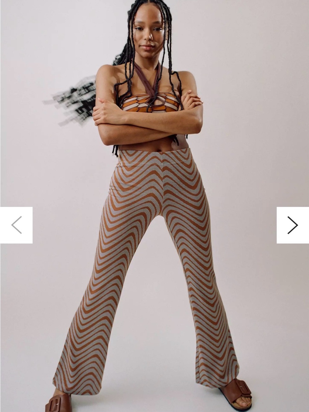 Urban Outfitters Bryn Pull On Flare Pants Size XS *NEW